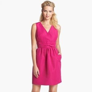 TAYLOR (Nordstrom) pink dress with bow 6